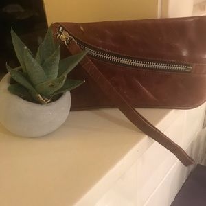 Latico zip wristlet
